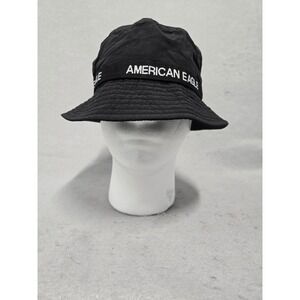 American Eagle Black Nylon Bucket Hat S/M Gorpcore